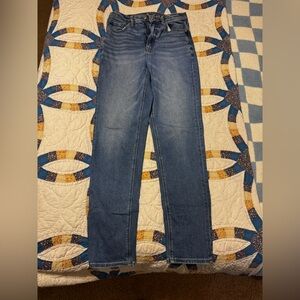 AE high rise mom jean